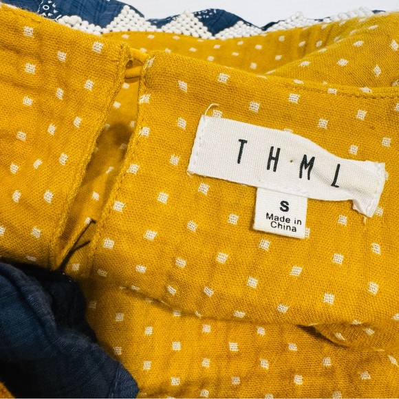 Anthropologie THML Dres Embroidered Floral Design Size Small - Picture 10 of 16